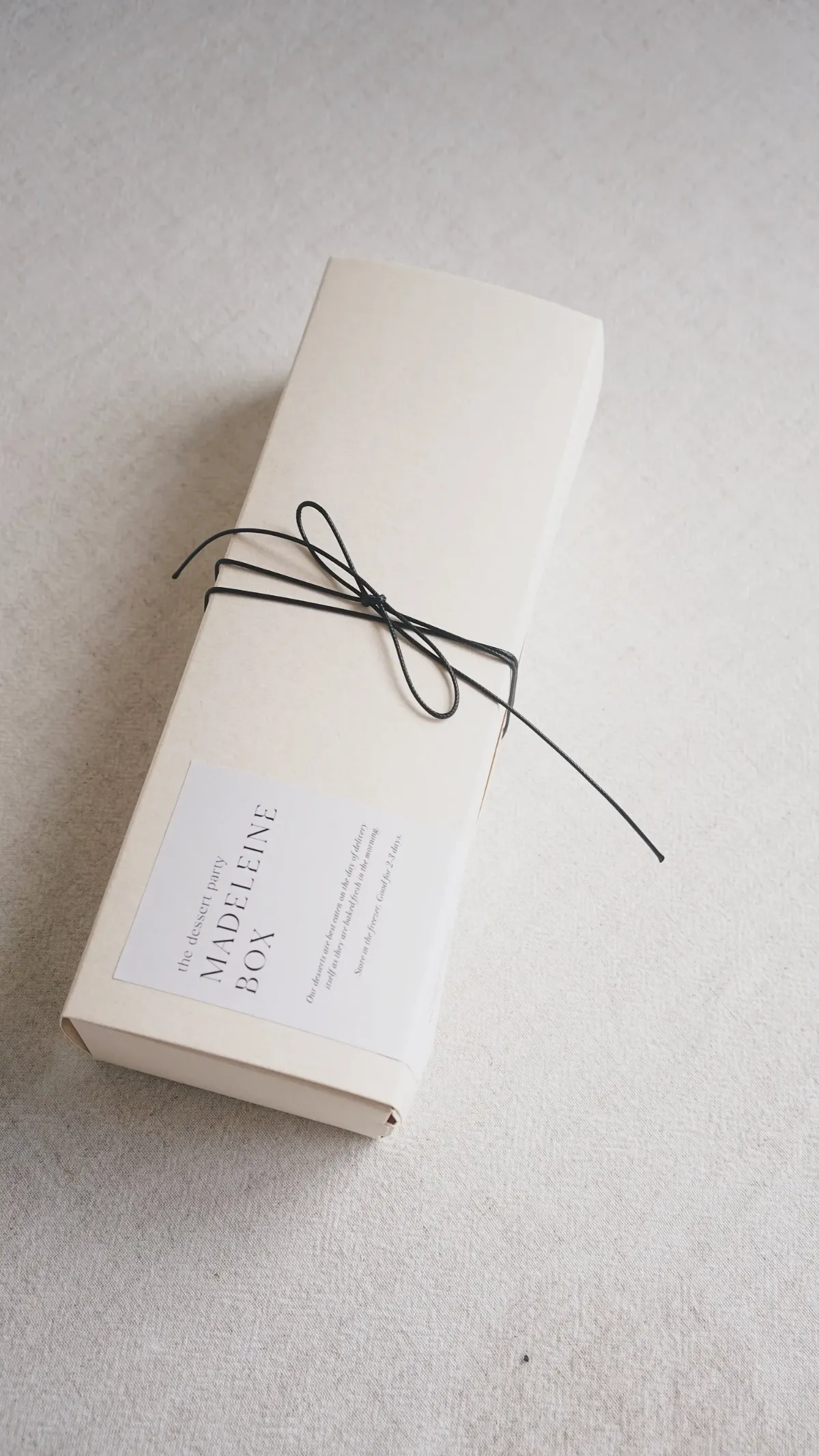 Corporate gift boxes stacked and ribboned